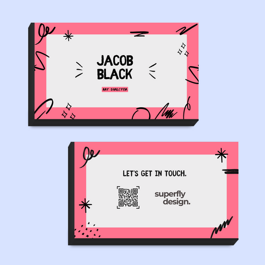 Doodle Card Template - 1