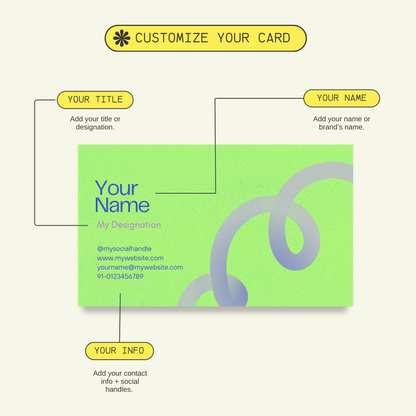 Doodle Card Template - 1