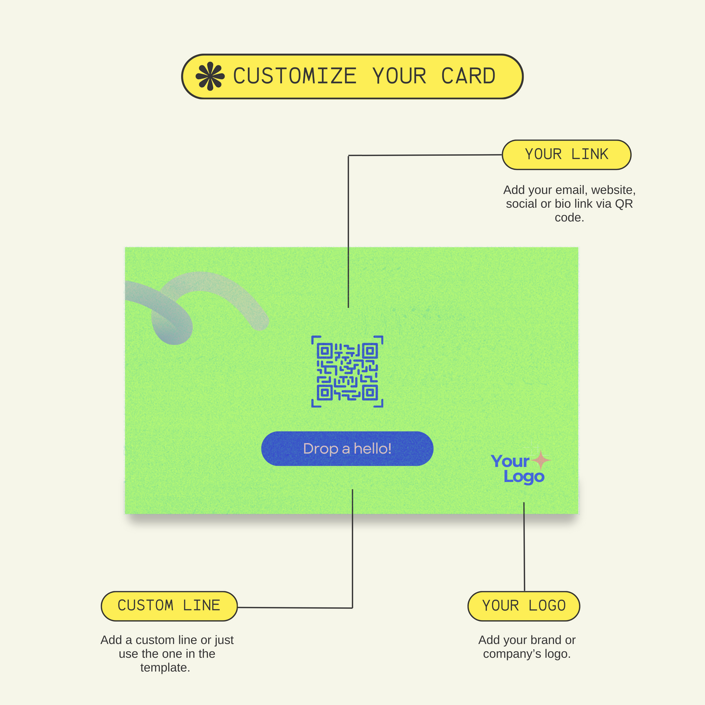 Cloud Gaze Card Template